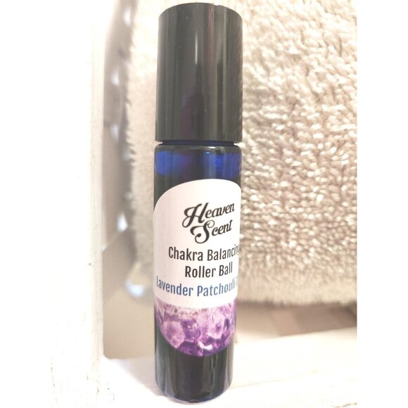 Lavender Patchouli Clove Aromatherapy Roller Ball: Natural Essential Oil Blend - Picture 4 of 10